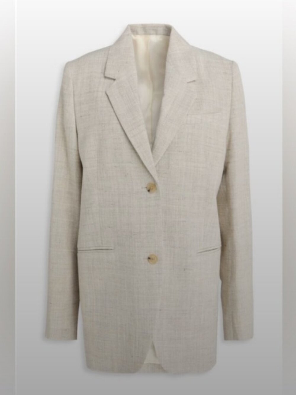 TOTEME Stone Wool Linen Blazer NWT EU 42 Tailored Jacket